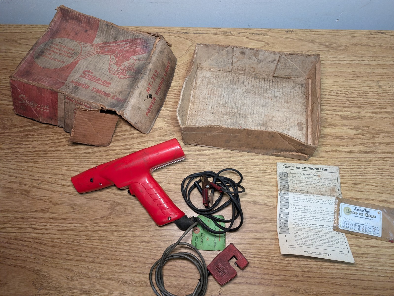 Vintage Snap On MT212 Timing Light - FOR PARTS - USED