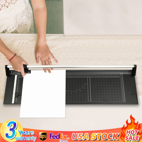 36" Paper Cutter,  Manual Precision Rotary Paper Trimmer For Film, Art Cardboard