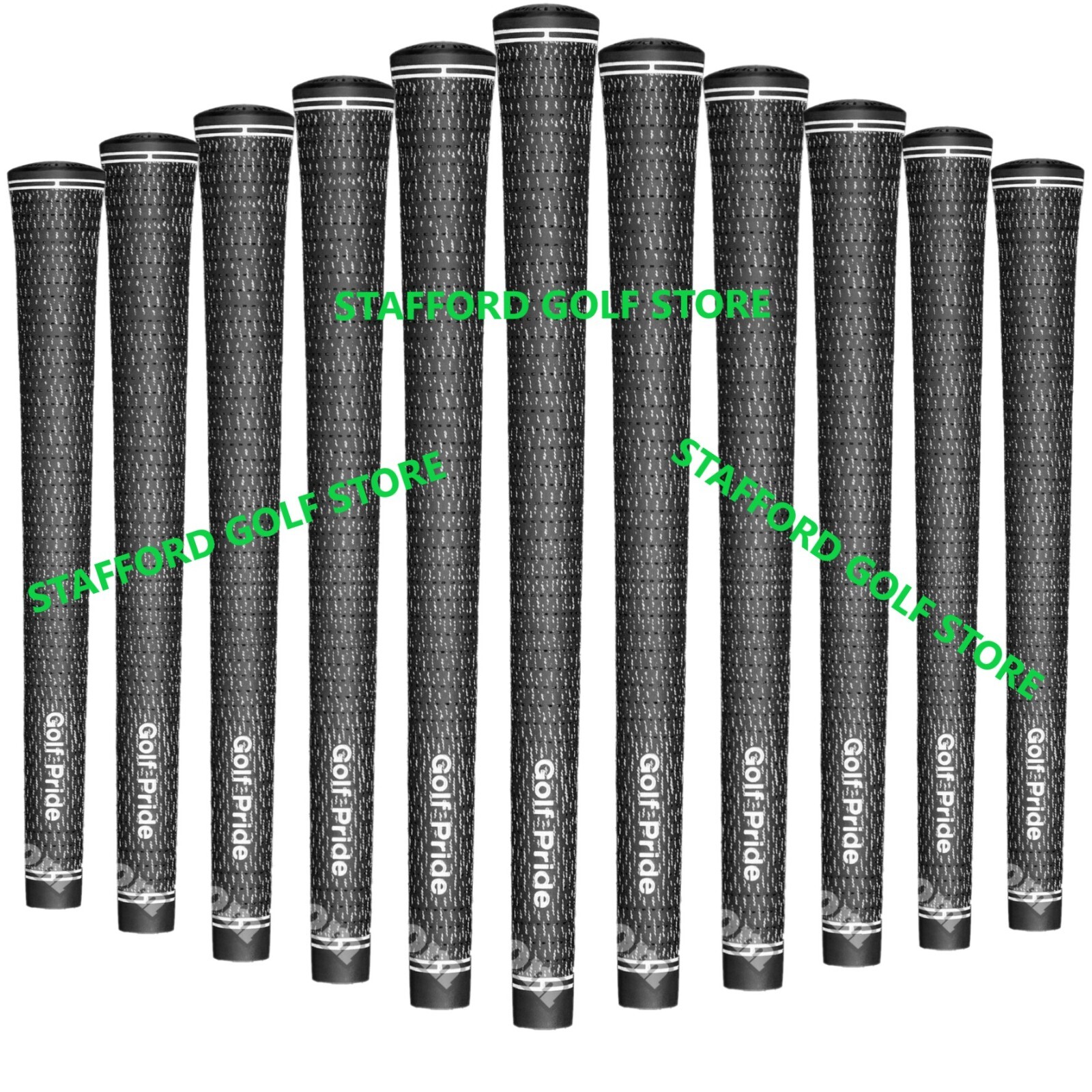 Golf Pride Tour Velvet BCT Full Cord Grips Standard Size Black Round/Ribbed New