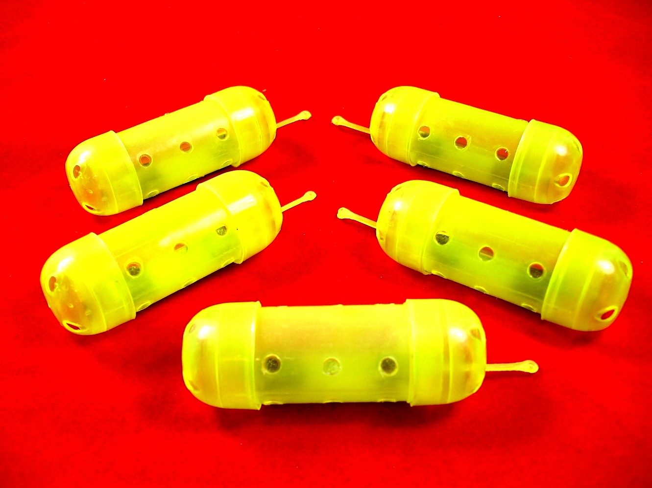 5 x Medium Blockend  Fishing Maggot Swim Feeders