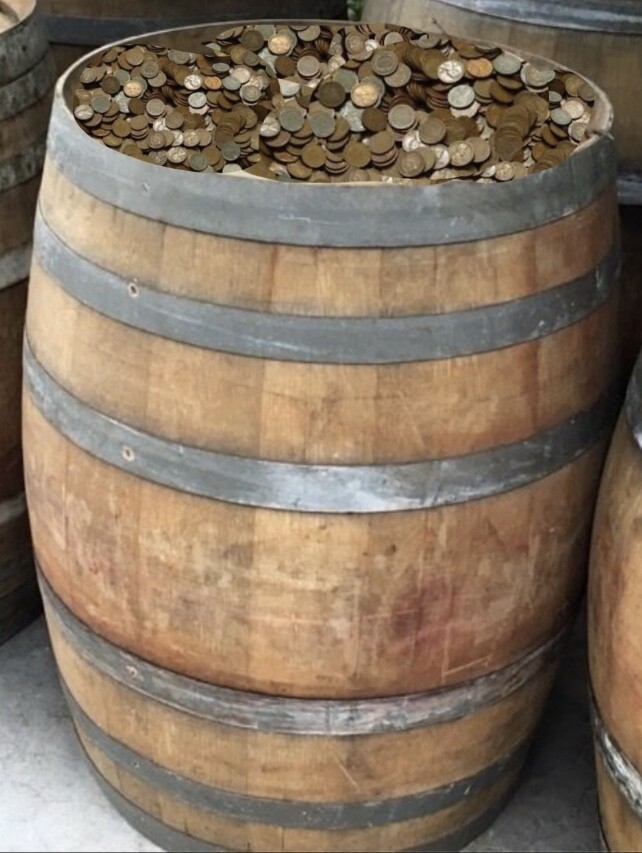 OLD LINCOLN WHEAT CENTS FROM KENTUCKY WHISKEY BARREL HOARD - FIND OF A LIFETIME!
