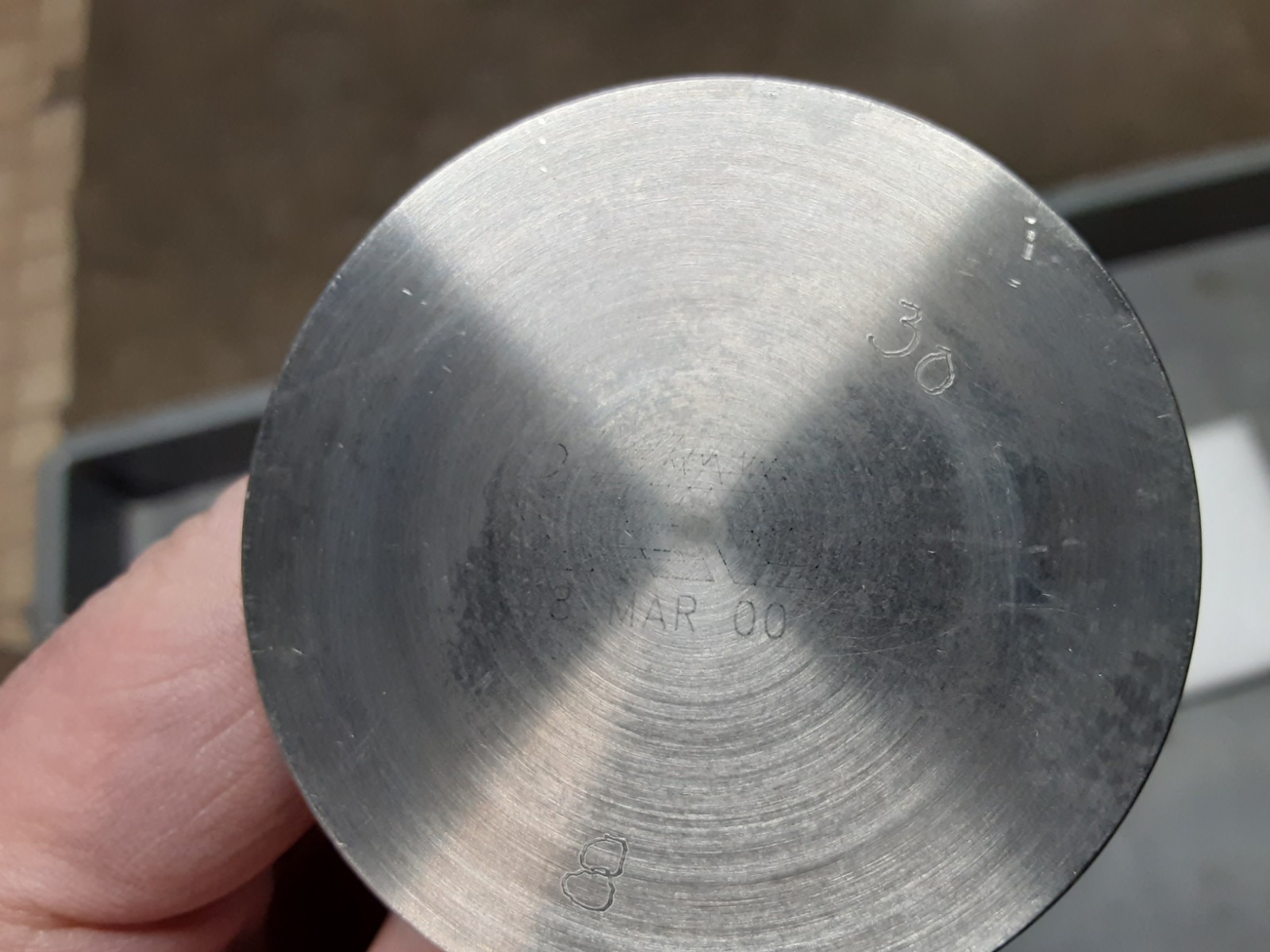 8 Del West 2.250x11/32x5.475 Titanium Intake Valves