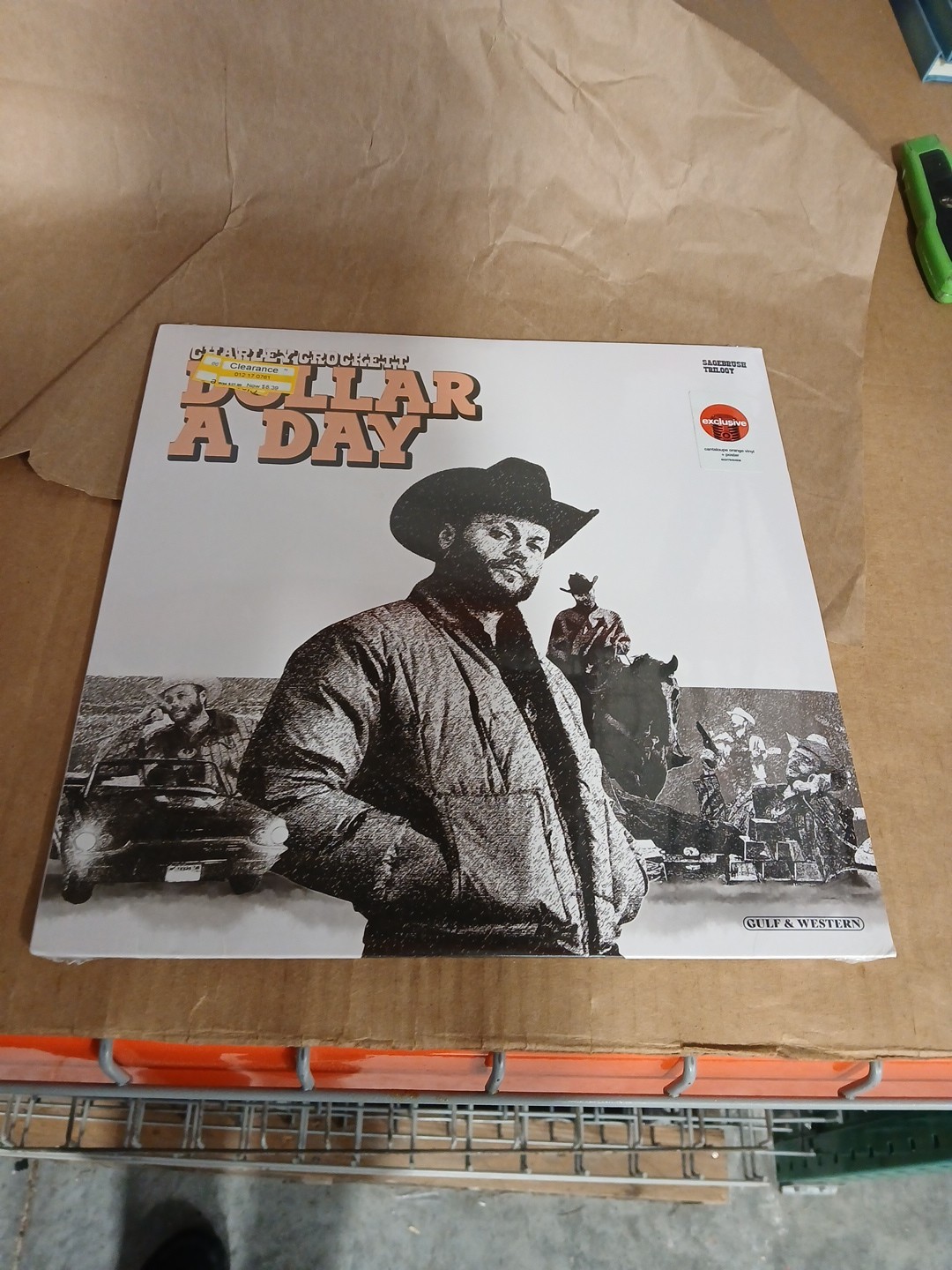 Charley Crockett - Dollar A Day (cantaloupe orange vinyl) SEE DESCRIPTION