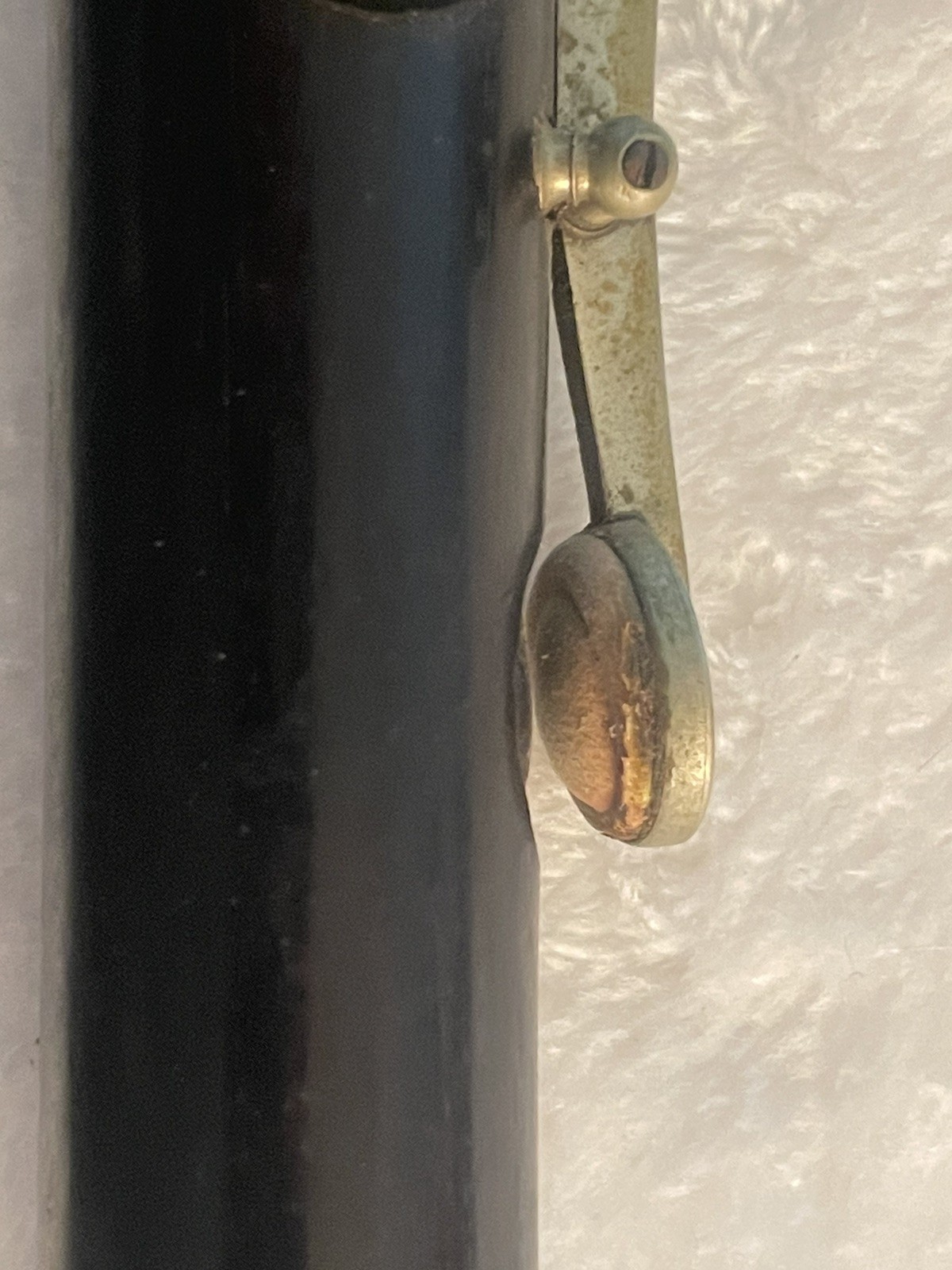 Old Early Antique G.S. Huller Melodia Germany Wooden Flute C L.P Grenadilla