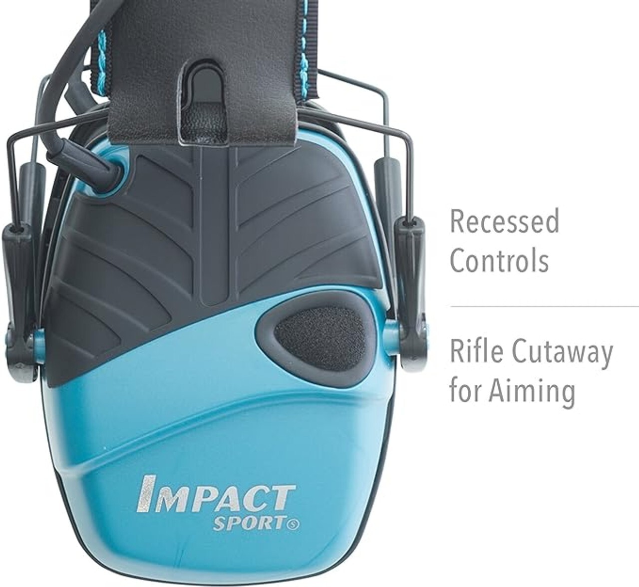 Howard Leight Impact Sport Sound Electronic Shooting Earmuff, Teal SIOC