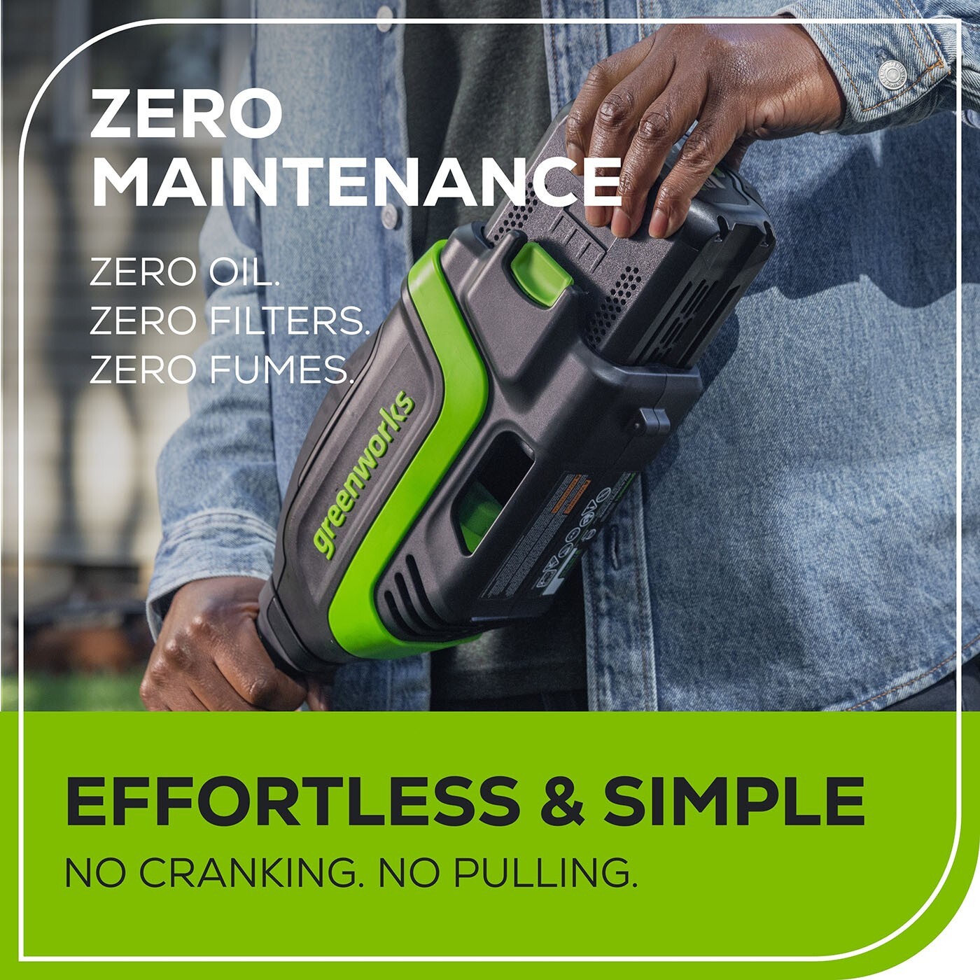 Greenworks 80V 17-inch String Trimmer (Brushless) with 2Ah Battery and Charger