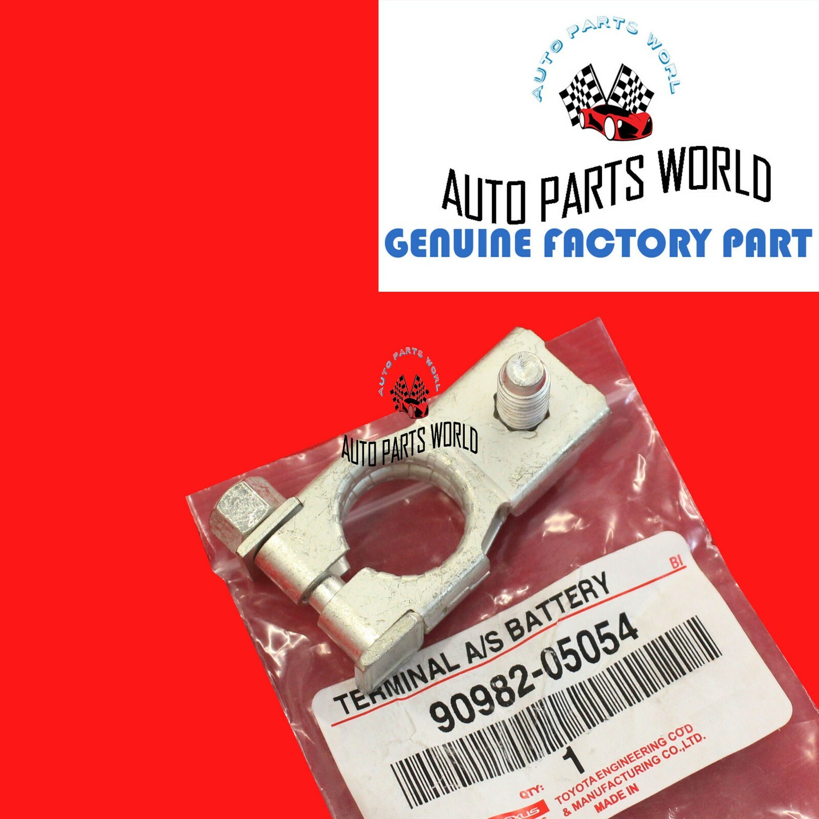 NEW GENUINE OEM TOYOTA COROLLA RAV4 SCION iM xB iQ + & - BATTERY TERMINAL SET