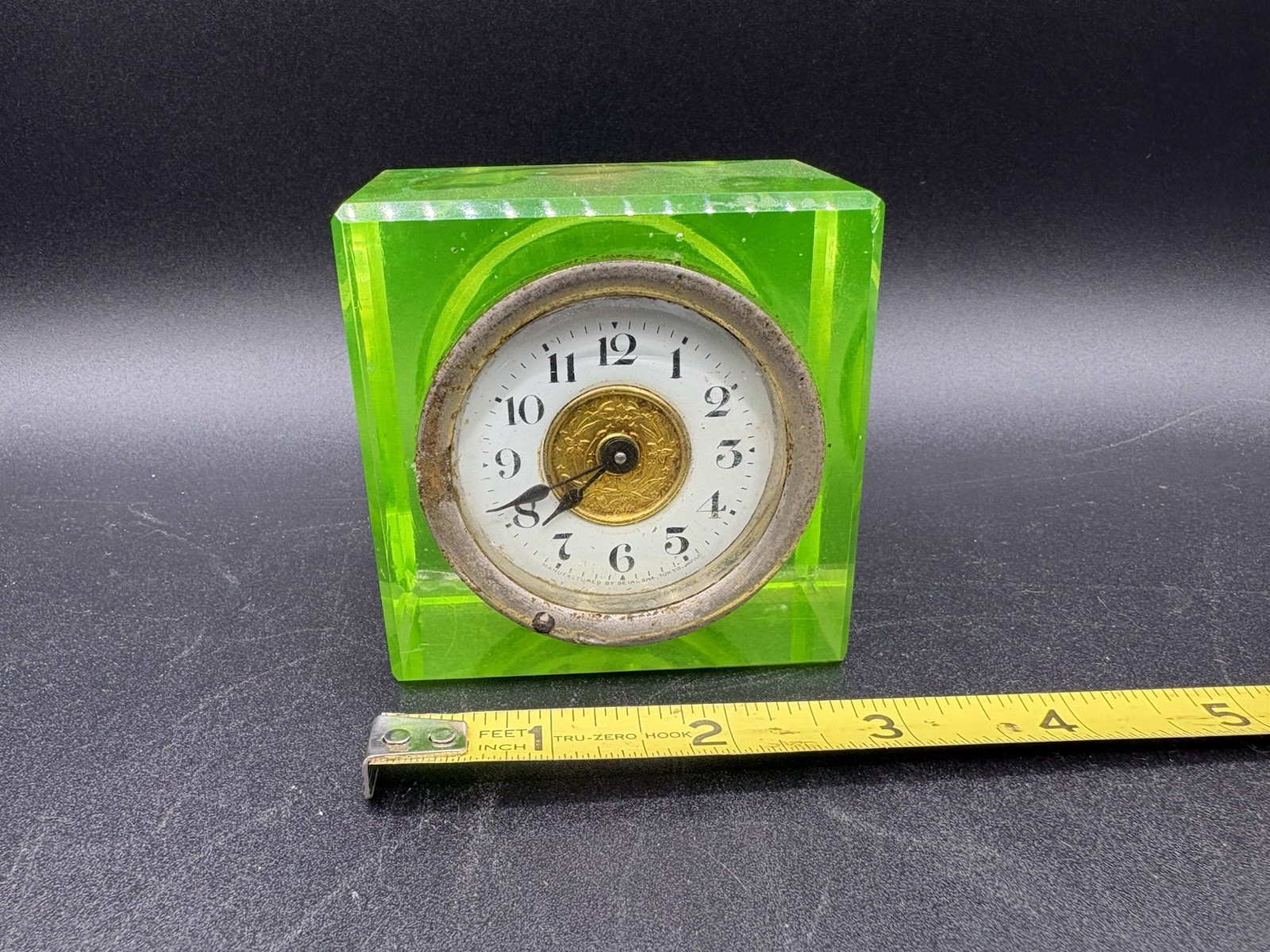 Uranium Glass Clock
