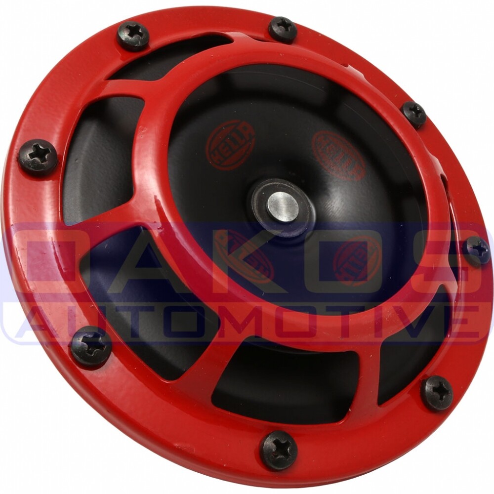 Hella Supertone Universal Horn Kit 12V 300/500HZ Red Part # 003399801