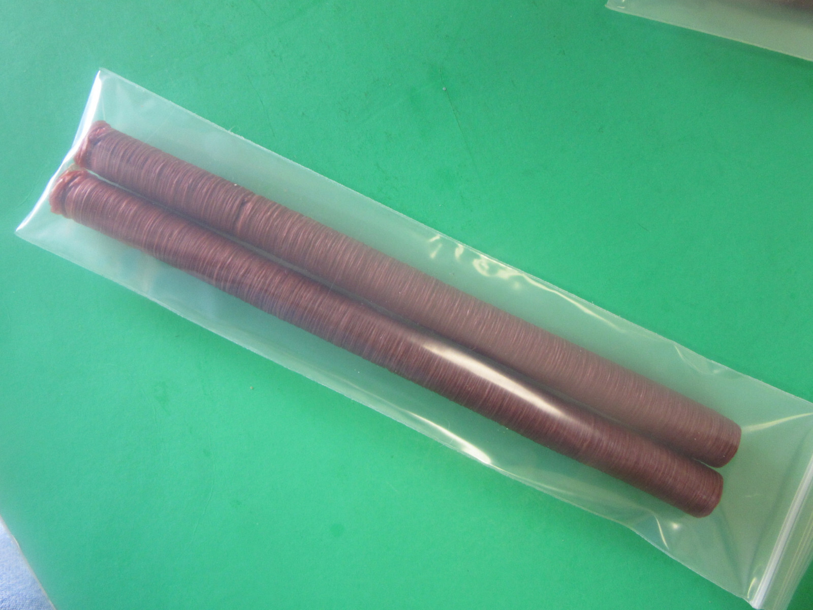 4 Strands Slim 17 mm collagen snack stick casings for 36 lb of sausage. Edible