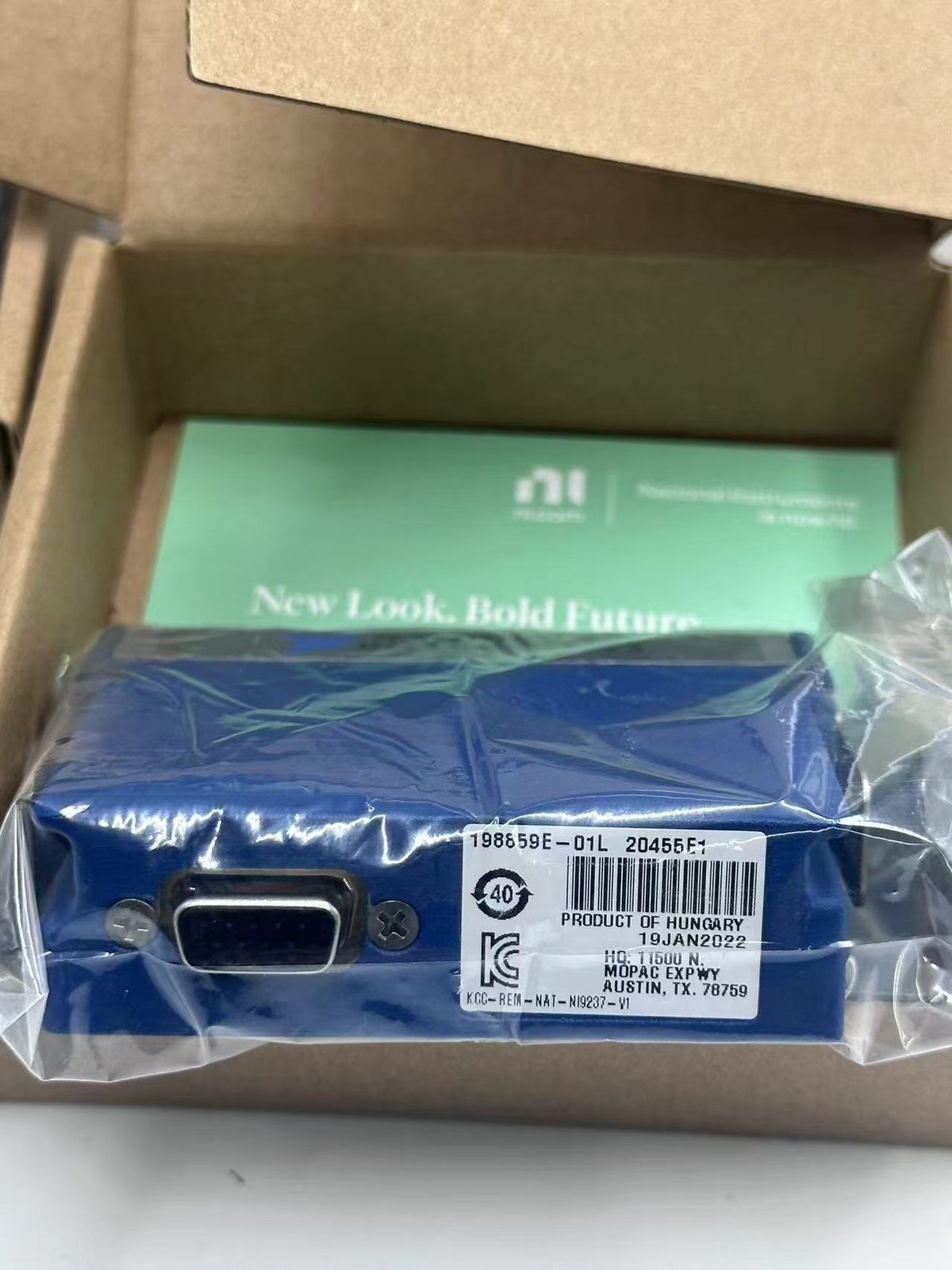 National Instruments NI 9237 cDAQ Strain / Bridge Input Module, RJ50 new in box