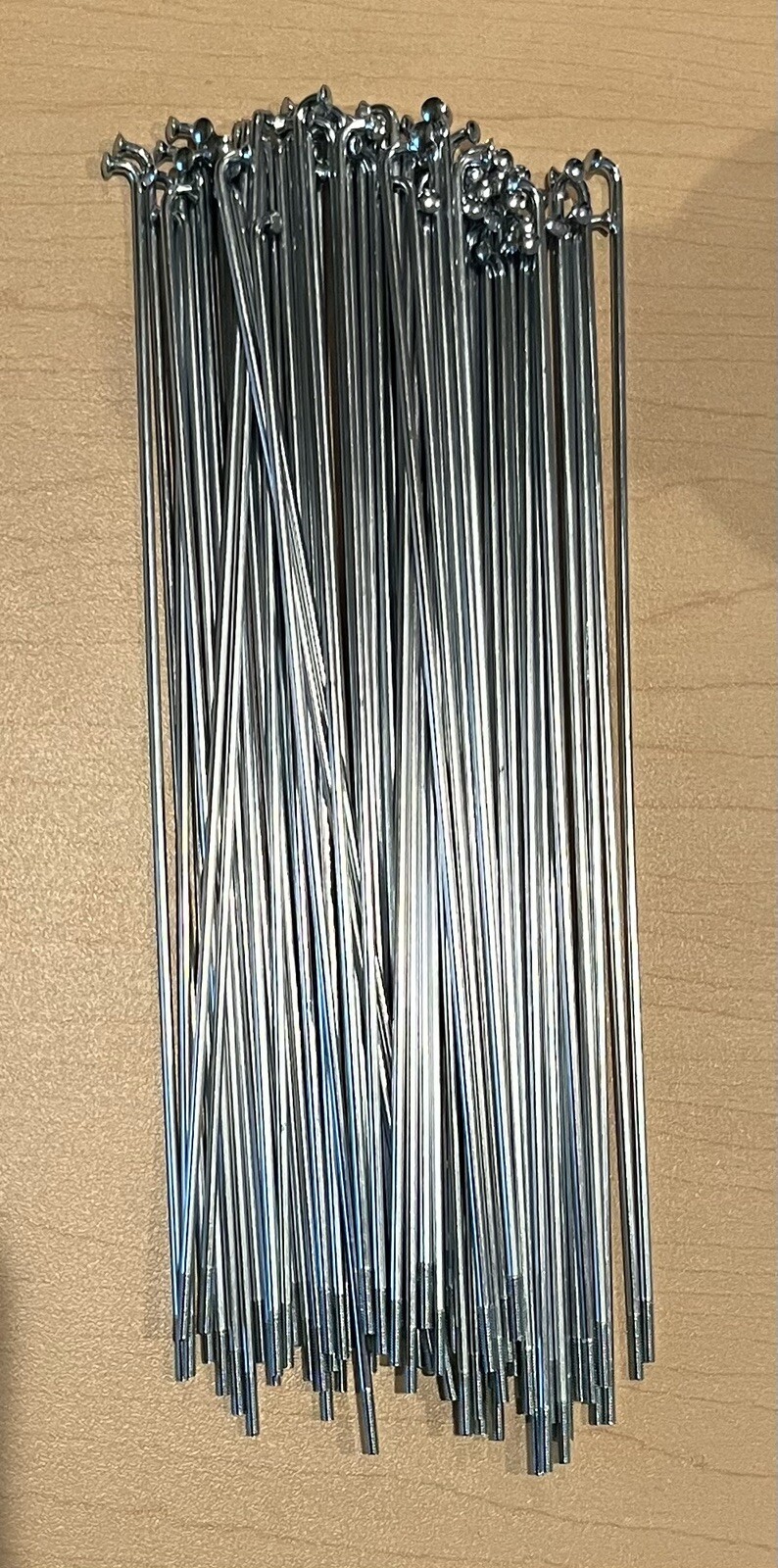 OLD SCHOOL BMX UCP CHROME 20" WHEEL SPOKES 194mm 14 gauge for 36h 4X RIMS asahi