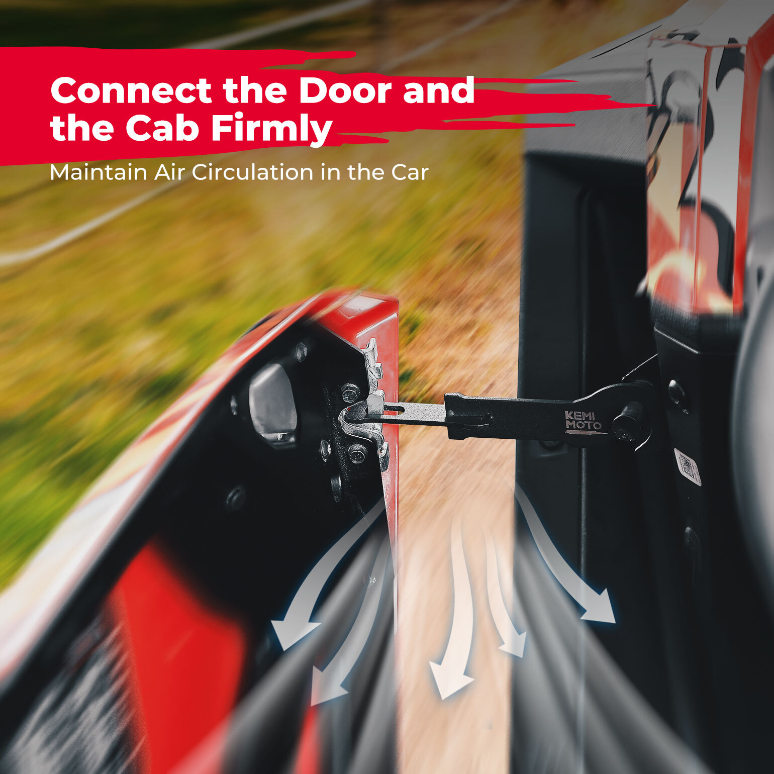 2PCS Door Latches Accessories Increased Air Circulation for Polaris RZR Pro XP