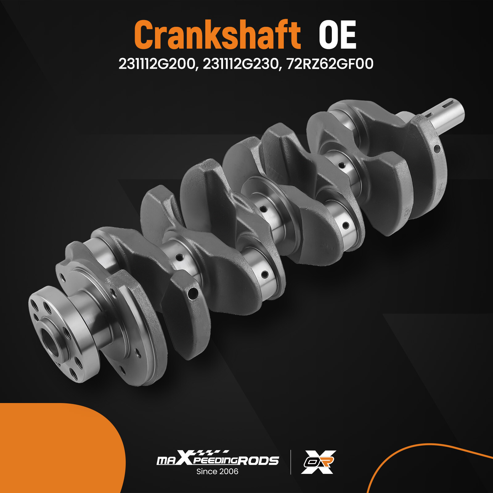 GDI 2.4L G4KJ Crankshaft+Bearing+Rods Kit for Hyundai Sonata Kia Optima Sorento