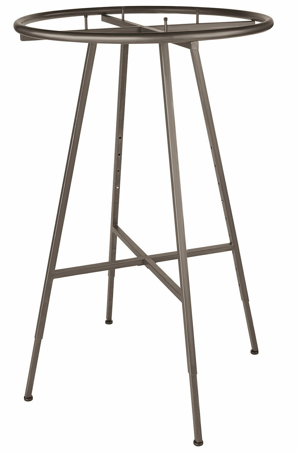 Round Clothing Rack Clothes Garment Retail Store Raw Steel