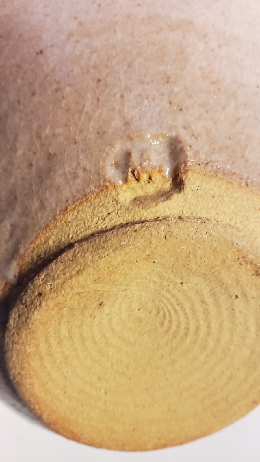 Warren Mackenzie Pottery Mingei Tea Bowl With Decoration, Shoji Hamada Marked