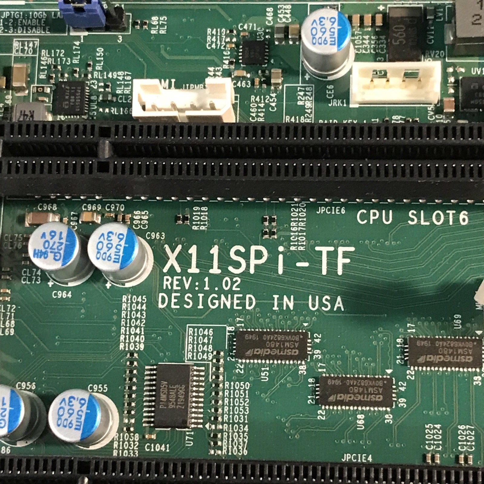 Supermicro X11SPi-TF system board motherboard + I/O Plate