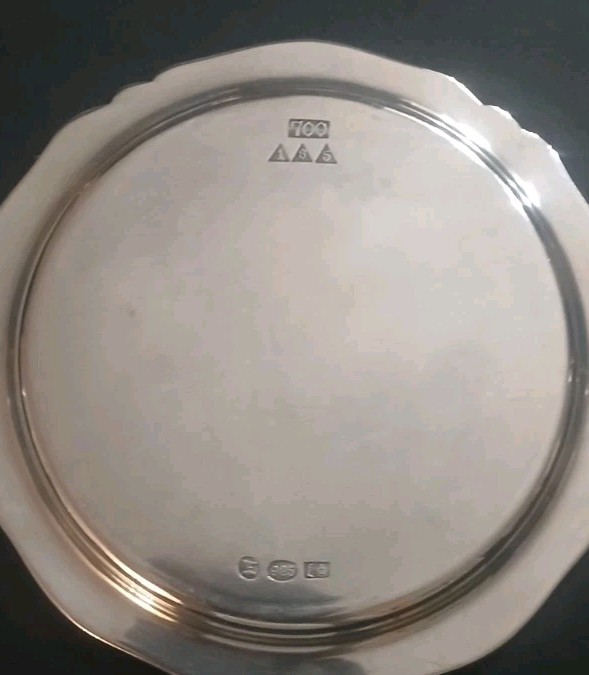 Antique German Sterling Silver Koch Bergfeld and Breman Small Tray Hallmarked