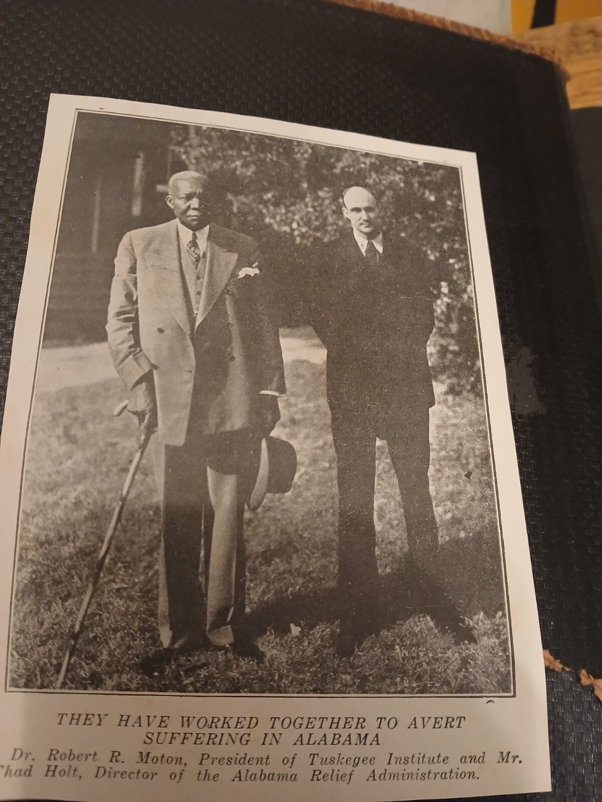 hbcu college* Rare Tuskegee Institute * SCRAPBOOK TUSKEGEE ALABAMA