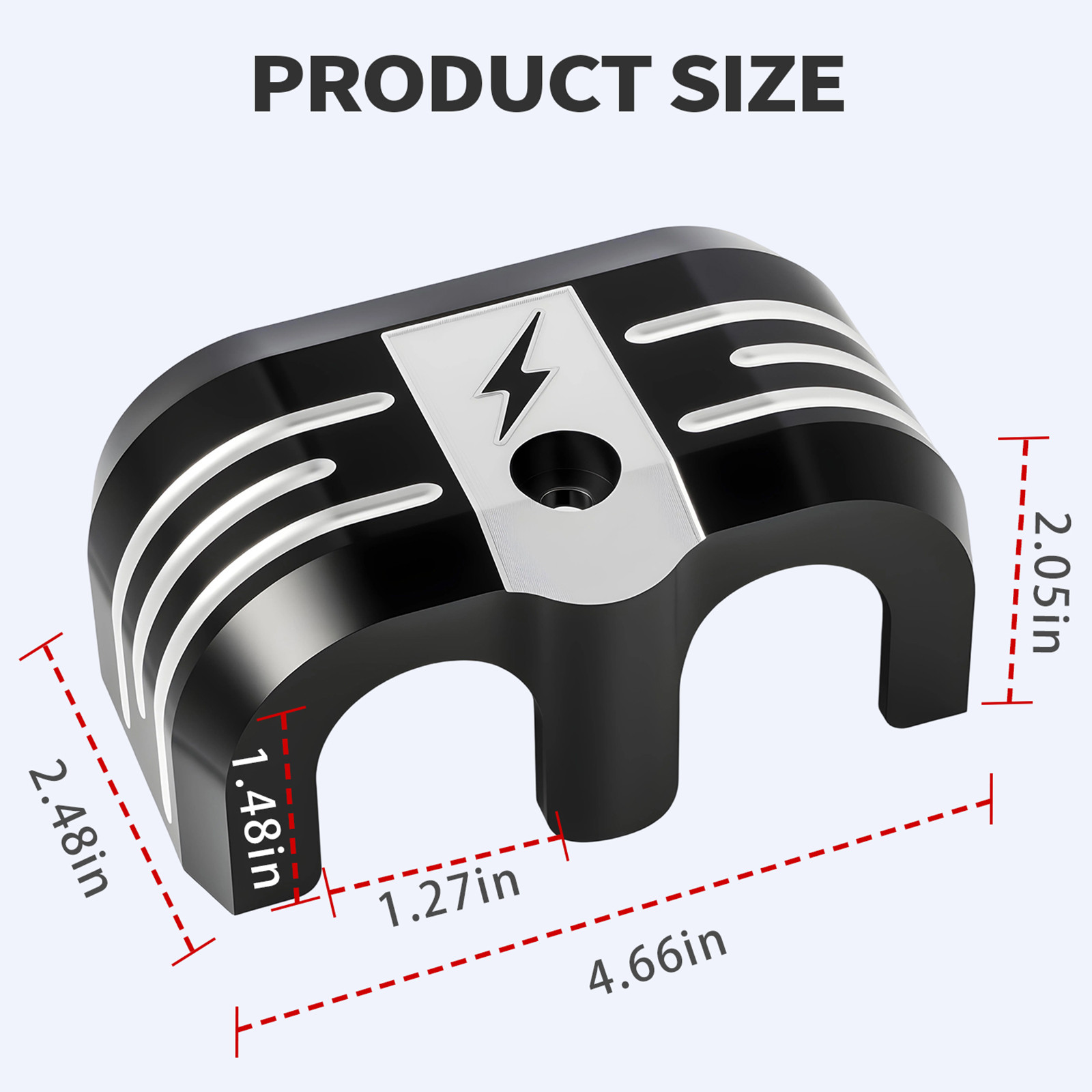 Black Ignition Coil Cover for Harley 2018-2026 M8 Touring Softail Breakout FXD