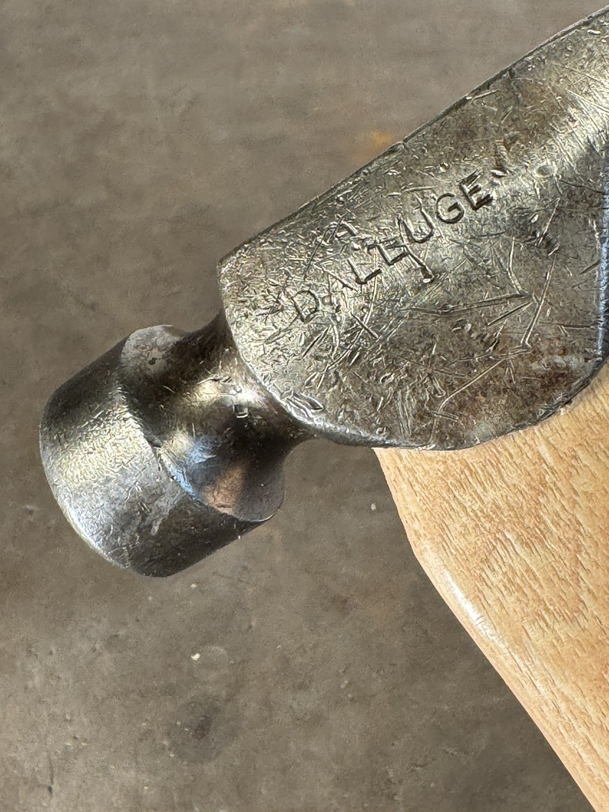 Dalluge 12 oz Smooth Face Trimster Hammer California Framer Hickory Handle VTG