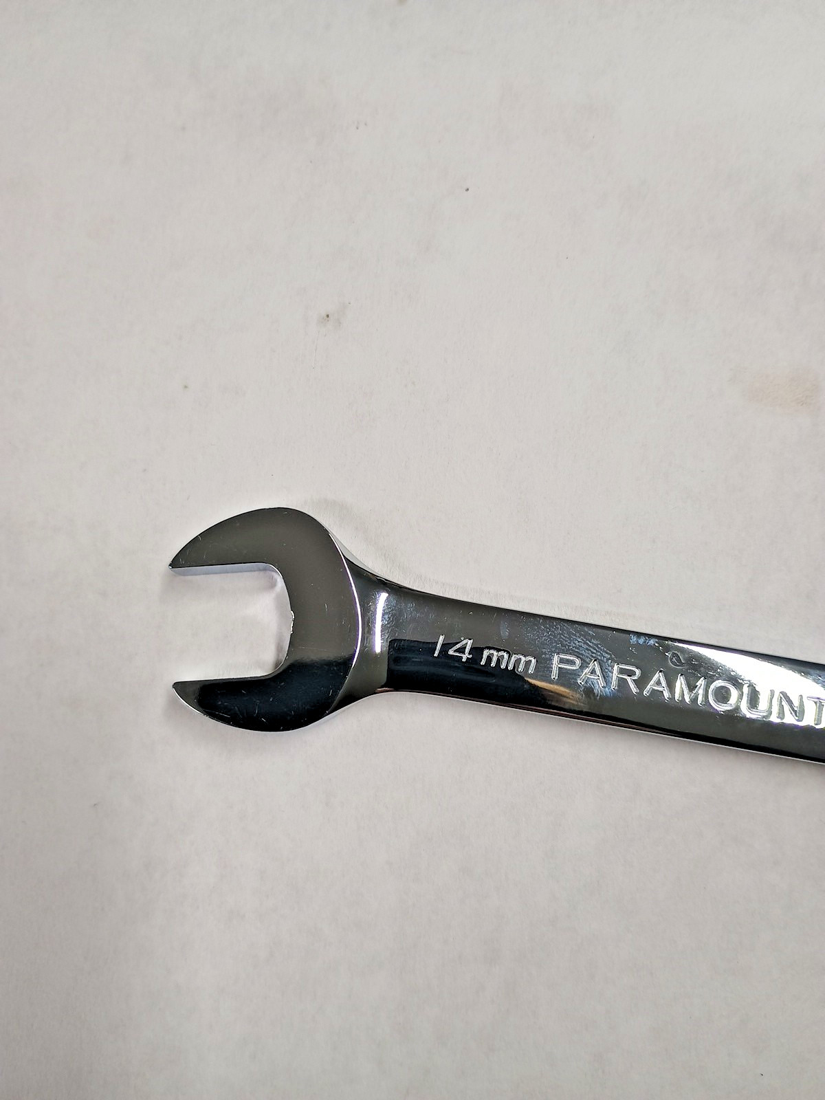 Cap LOCKING FLEX HEAD Ratcheting Chrome Combination Wrench Paramount 14 mm