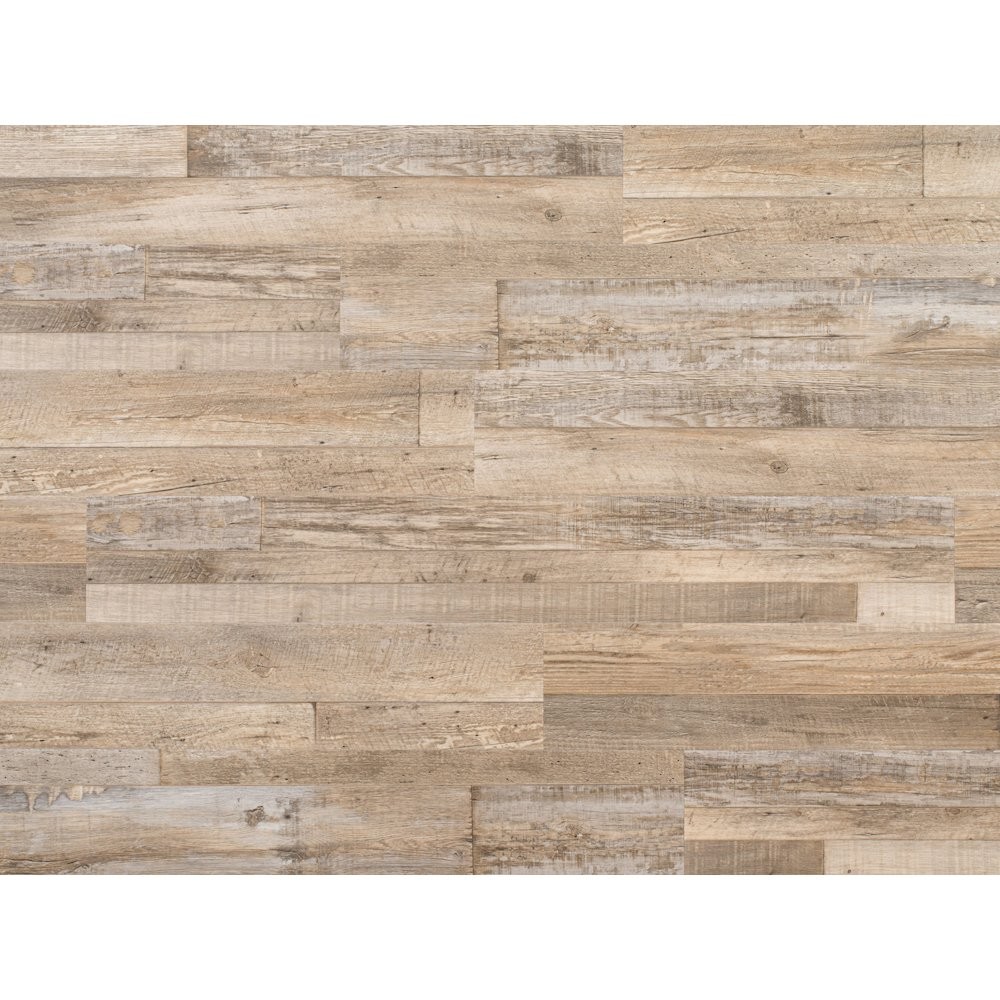 EVA Backing SPC Wood Flooring Planks, Silver Onyx 4mm x 7" x 48" with 20mil...