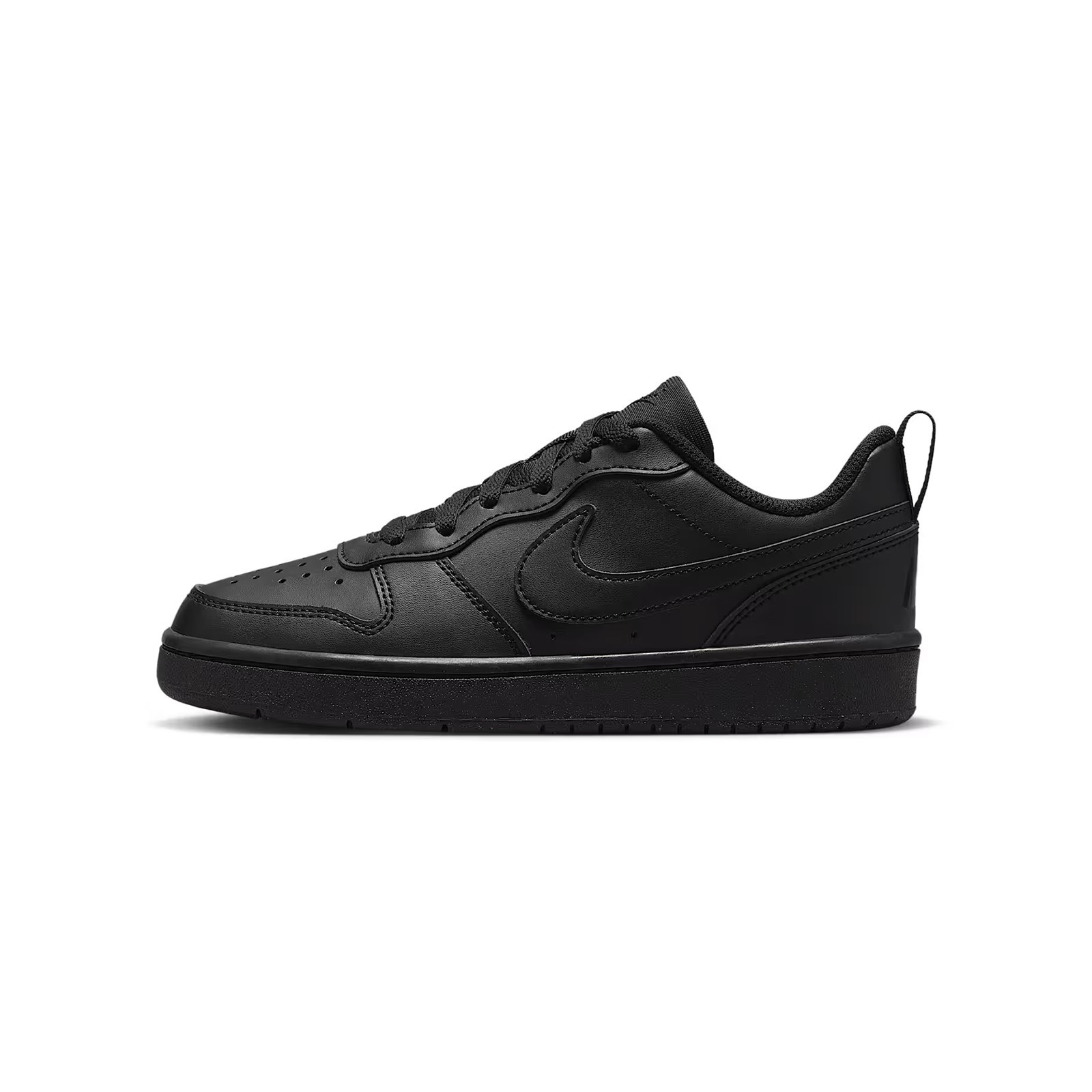 Nike Court Borough Low Recraft Big Kids' Youth Black Sneakers Shoes, DV5456-002