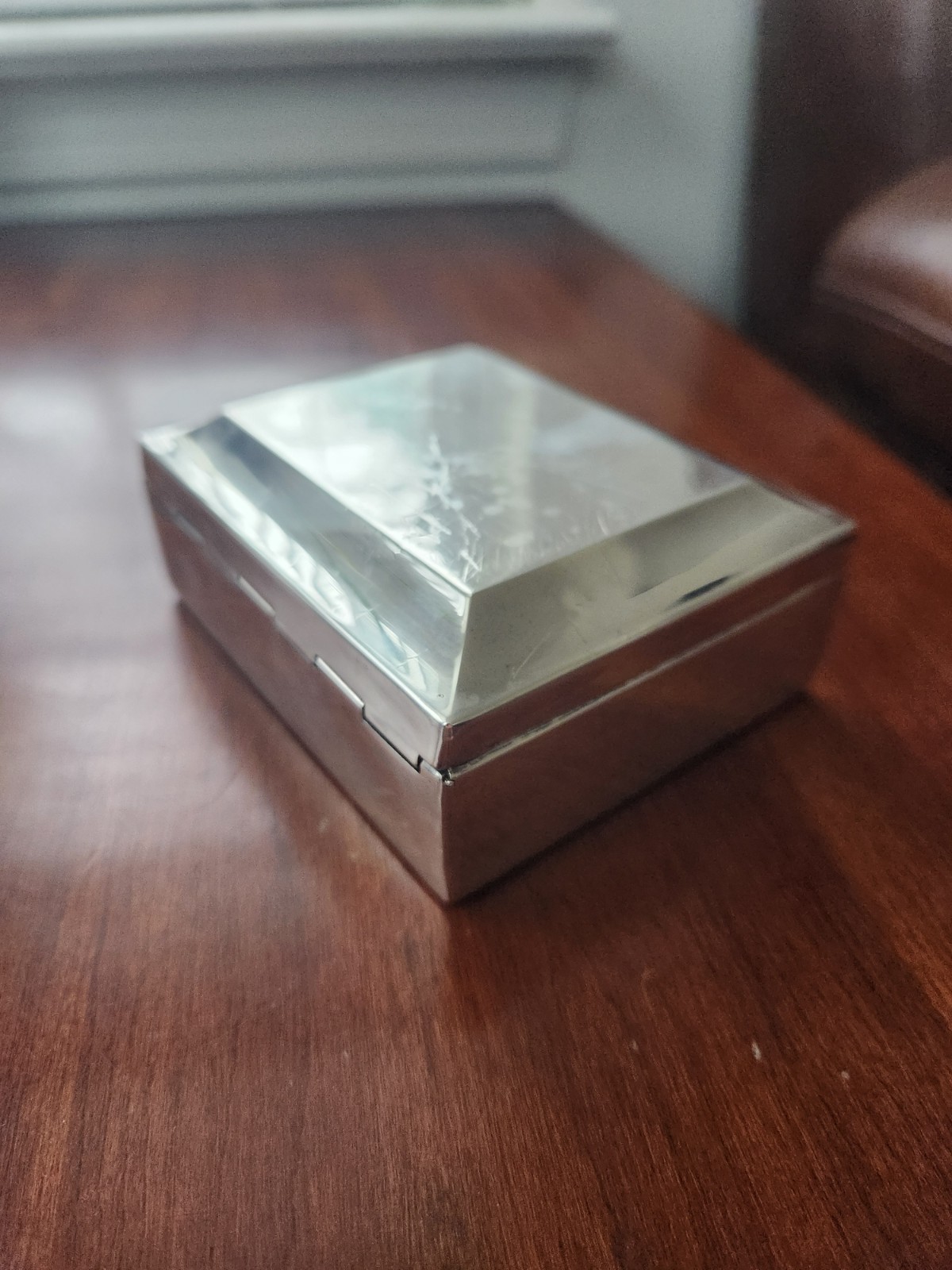 Gorham 352 Sterling Silver Cigarette Case Jewelry Trinket Box Coin Money Holder