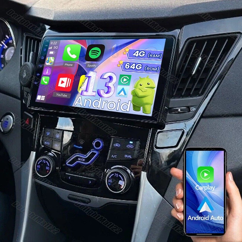 Android13 4+64GB Carplay Car Stereo Radio For Hyundai Sonata 2011-2015 GPS Navi