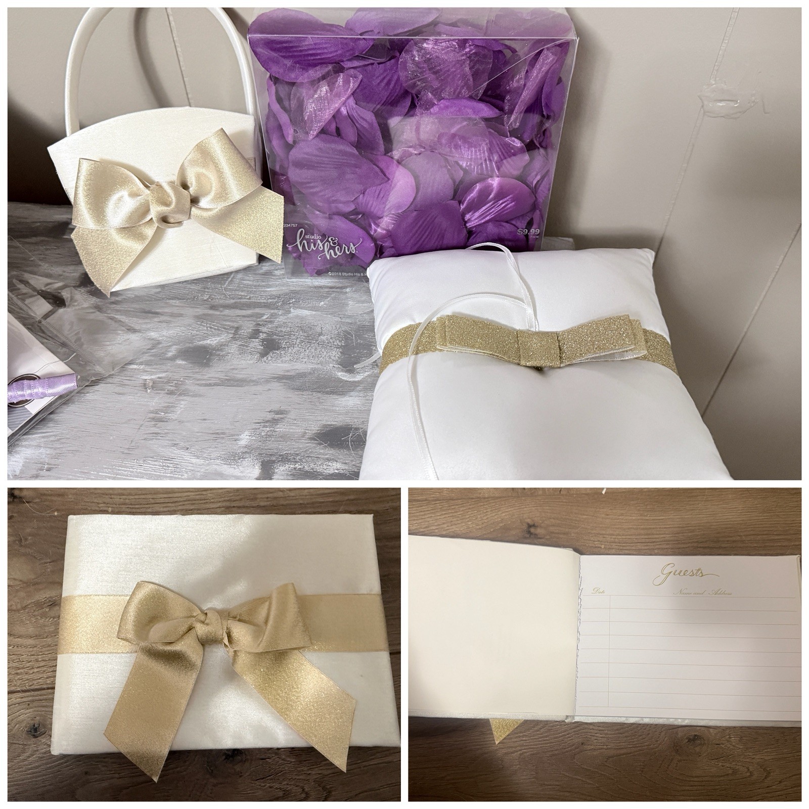 Wedding Boutonniere, Bouquet, Decor 15 Lot