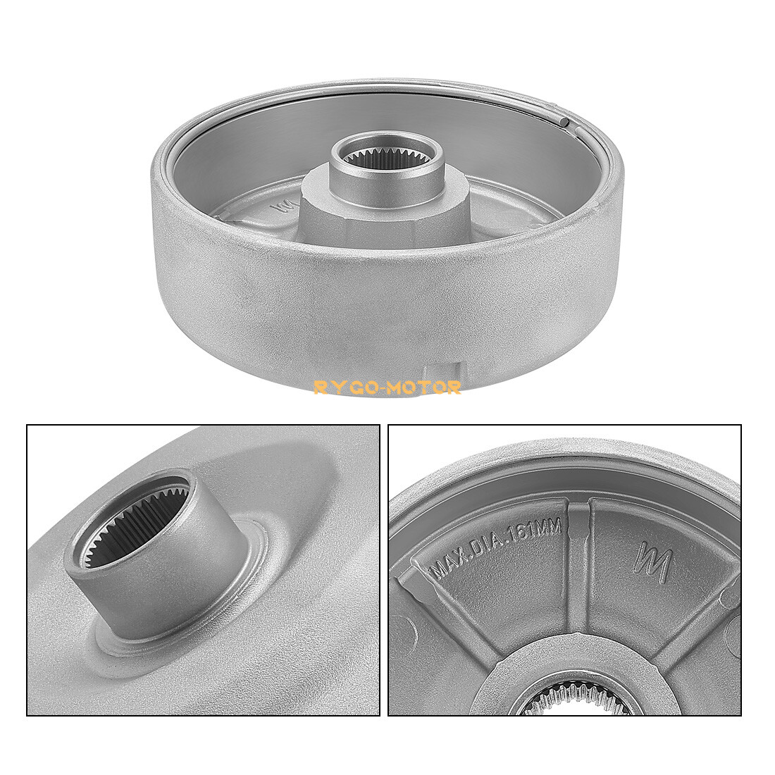 Rear Brake Drum Hub Plate Cover Shoes Bearing Seals Assy for Honda Rancher 420