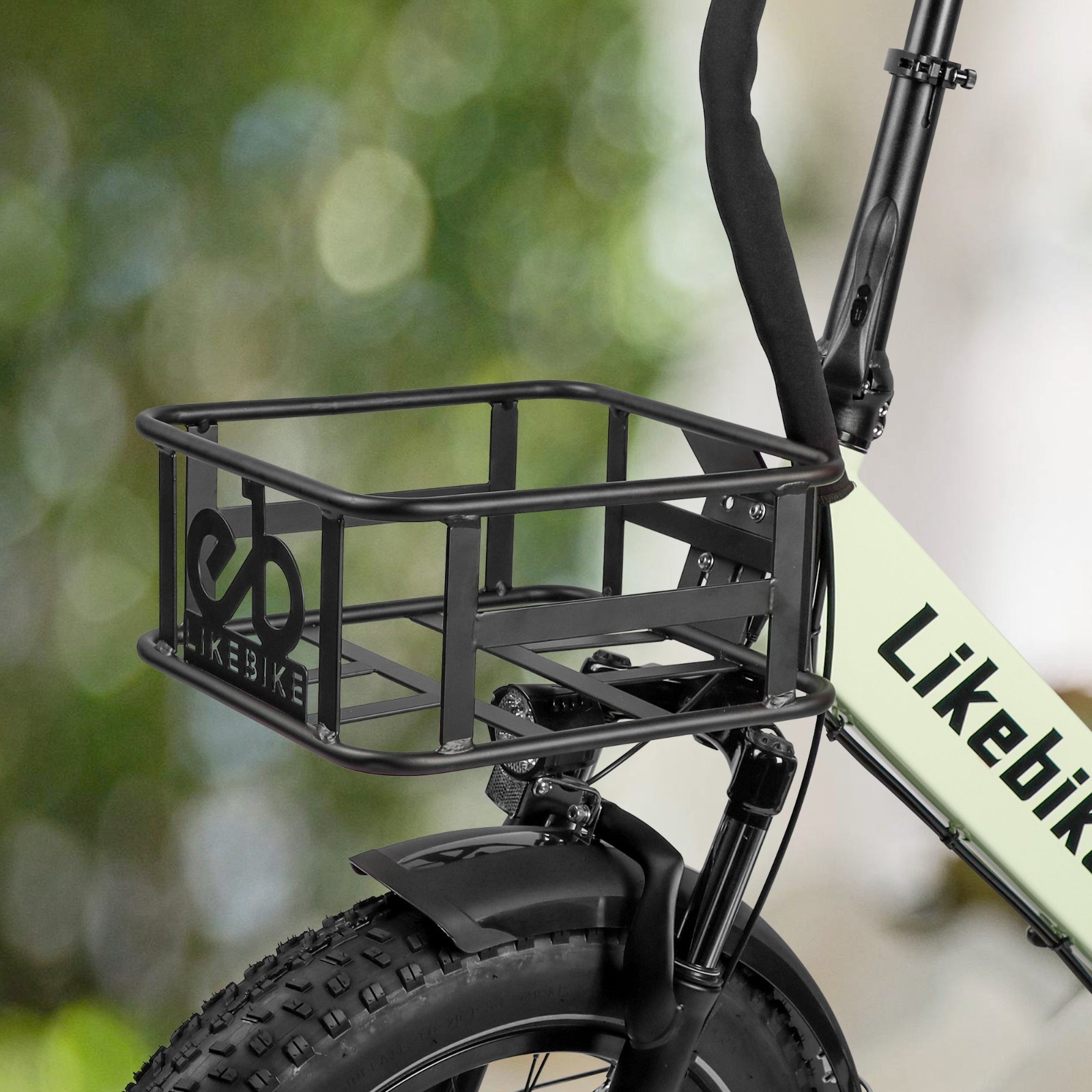 Large Bicycle Rear Basket – Heavy Duty Bike Cargo Basket for E-Bike & Bicycle