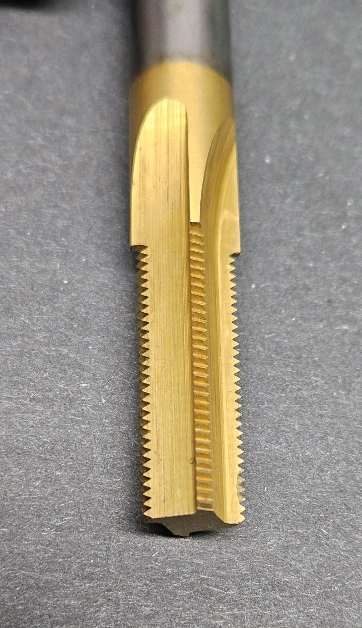 ADVENT 9/16" -24 UN Solid Carbide Thread Mill ½" Shank 4 Flute 4" OAL Machinist