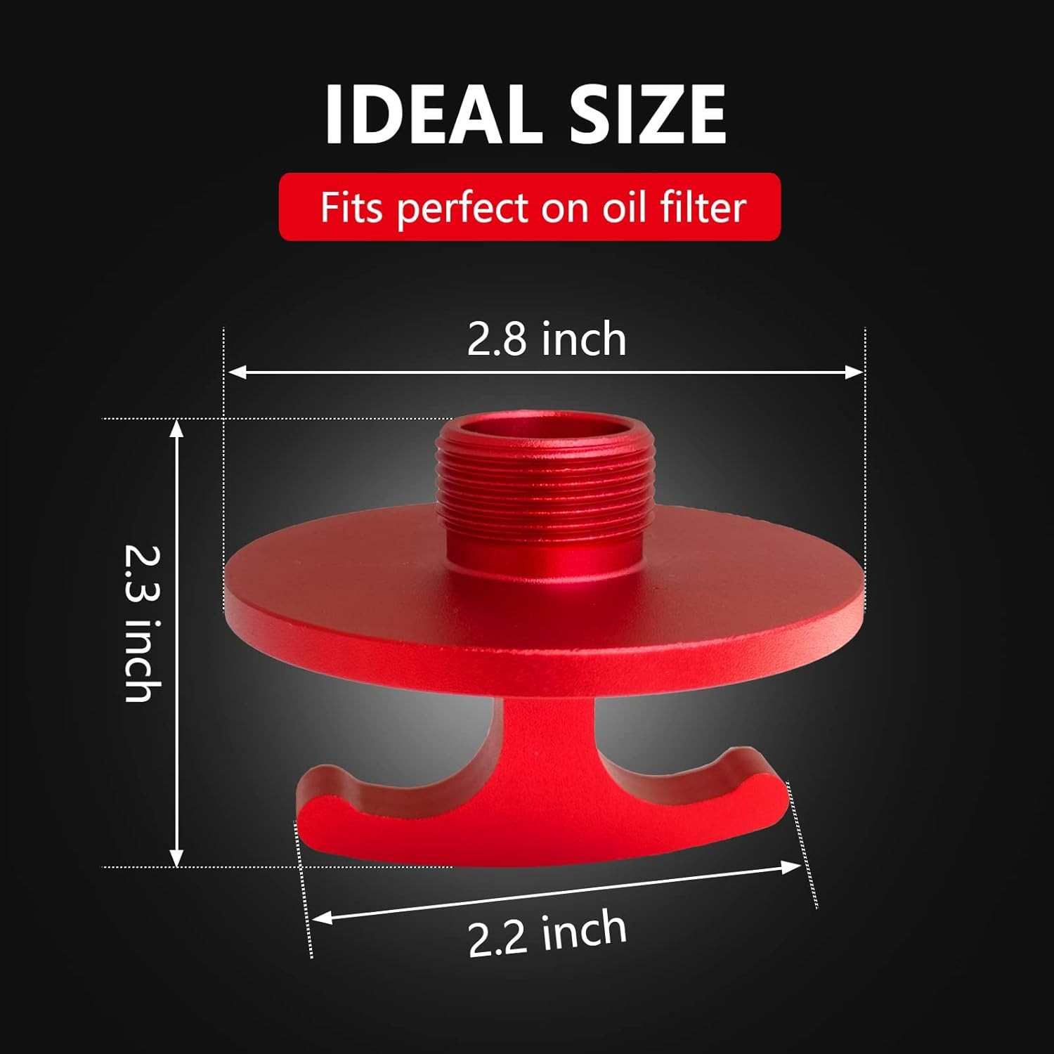 Oil Filter Plug Tool, Aluminum Alloy Oil Filter Cap Off Tool for Dodge Ram 2500,