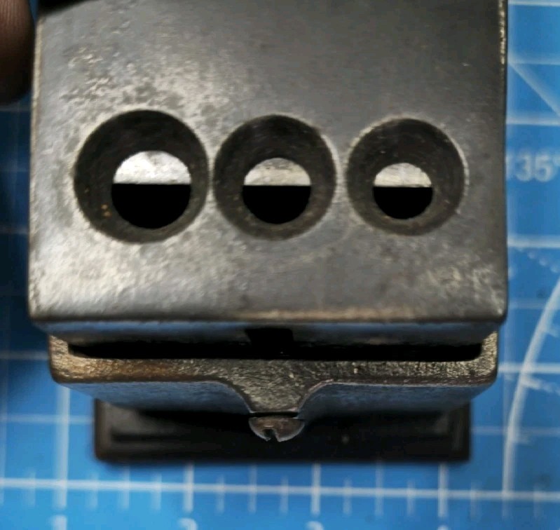 Antique Tabletop Cigar Cutter Three Hole Sizes Man Cave Home Bar Works Great