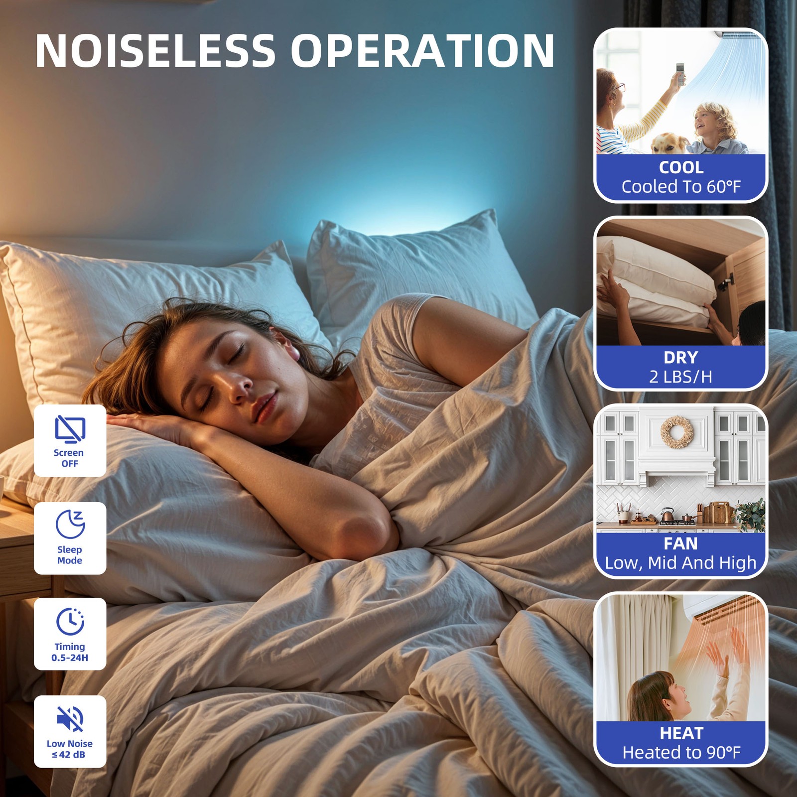 12000 BTU Mini Split Air Conditioner Energy-Efficient Heat Pump System 208/230V