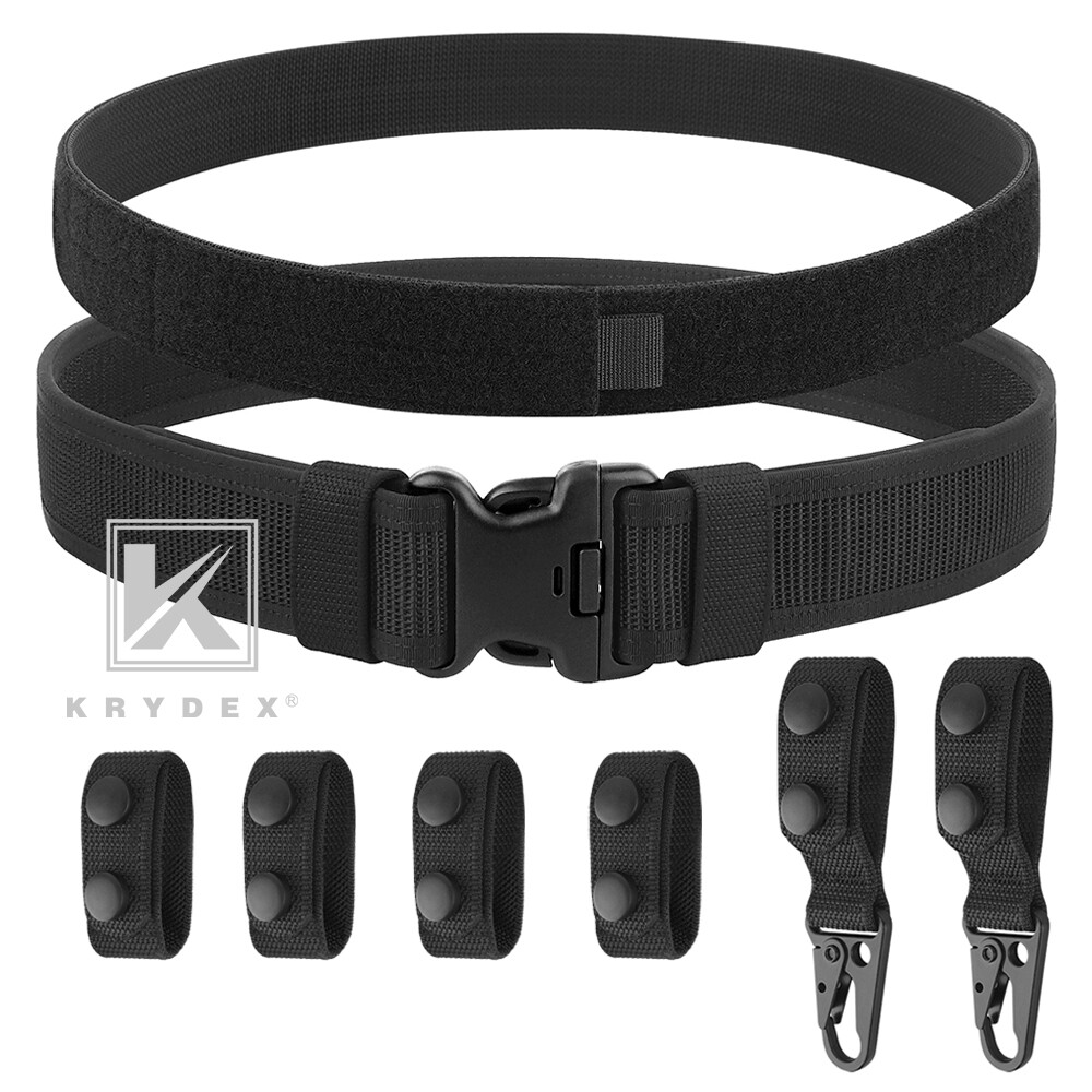 KRYDEX Tactical Police Security Guard Duty Belt Law Enforcement Outer&Inner Belt