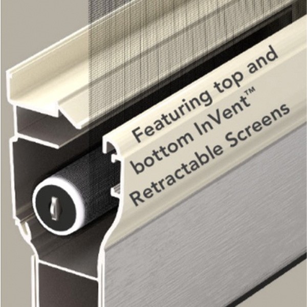 Larson EasyVent 26-3/4" Retractable Screen Roll for 32" Storm Door