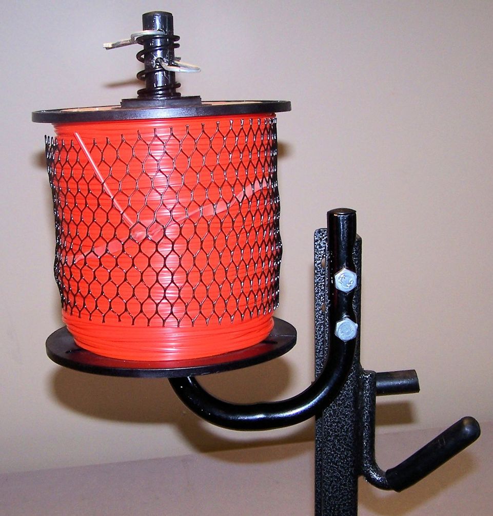 3-Place Weedeater Trimmer Racks OPEN Trailer with FREE 3 Lb trim line rack-PK-6