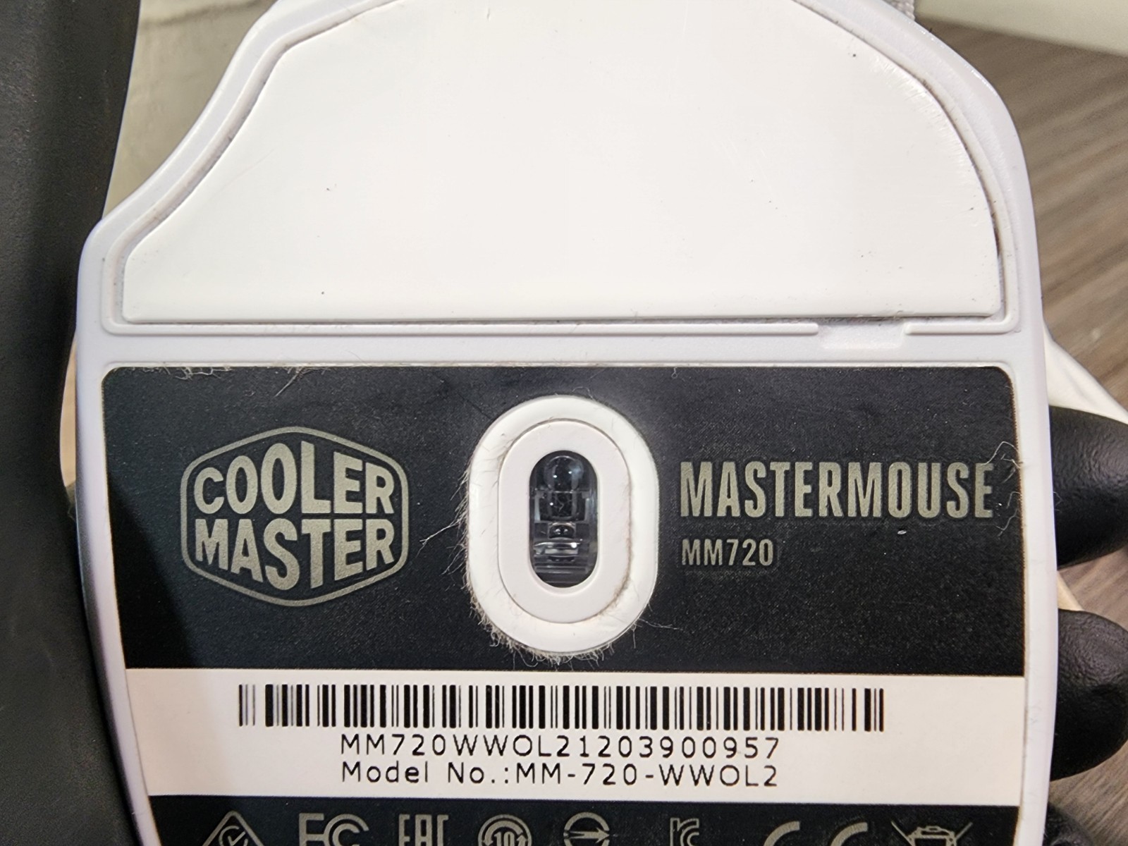 Cooler Master MM720 Wired Gaming Mouse – White