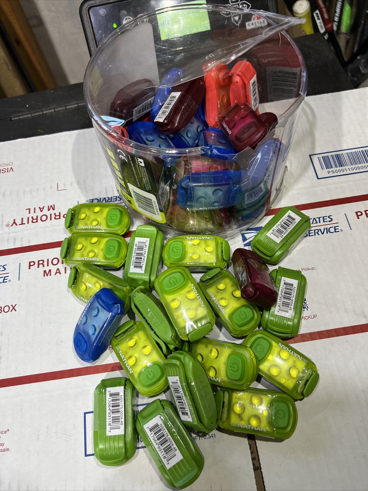 Nathan Strobe Light LED Safety Light Clip SINGLE LIGHT ONLY *READ*