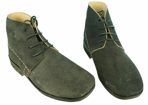 Brogans - Sizes 4-15 - Black Leather - Civil War