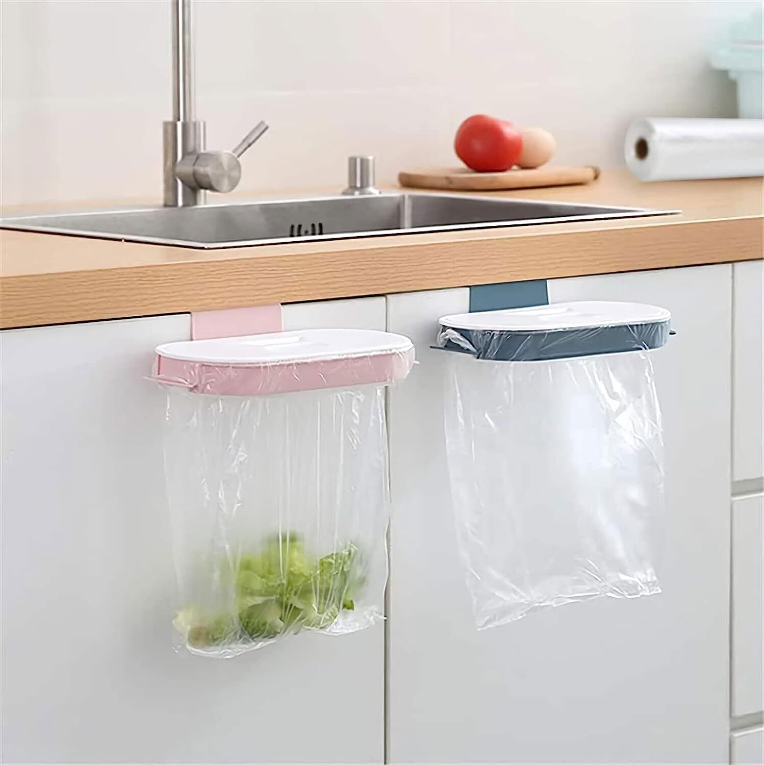 350/400Bags / Roll Clear Plastic Produce Bags On Roll Kitchen Food Storage Fruit
