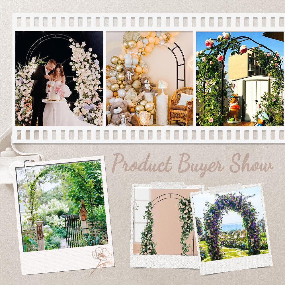Wedding Arch Metal Garden Arch Garden Arbor Trellis Iron For Climbing Plants