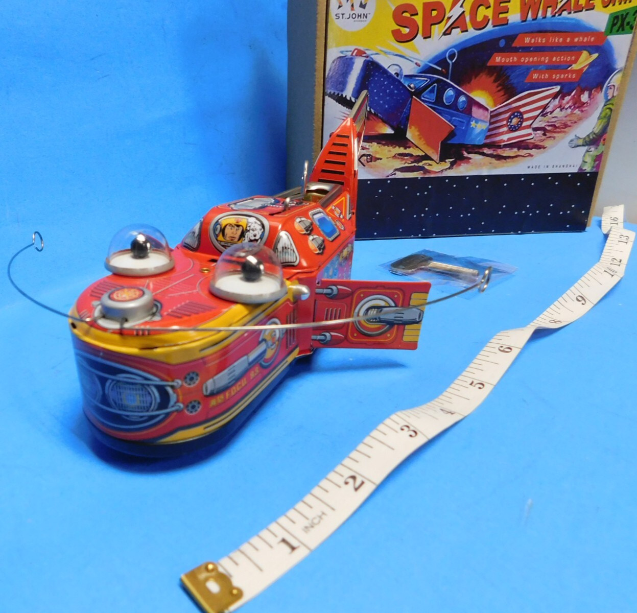 ! SPACE WHALE F.D.C.U 9.3 SAINT JOHN MARXU INT IN CUSTOM BOX RARE *ST