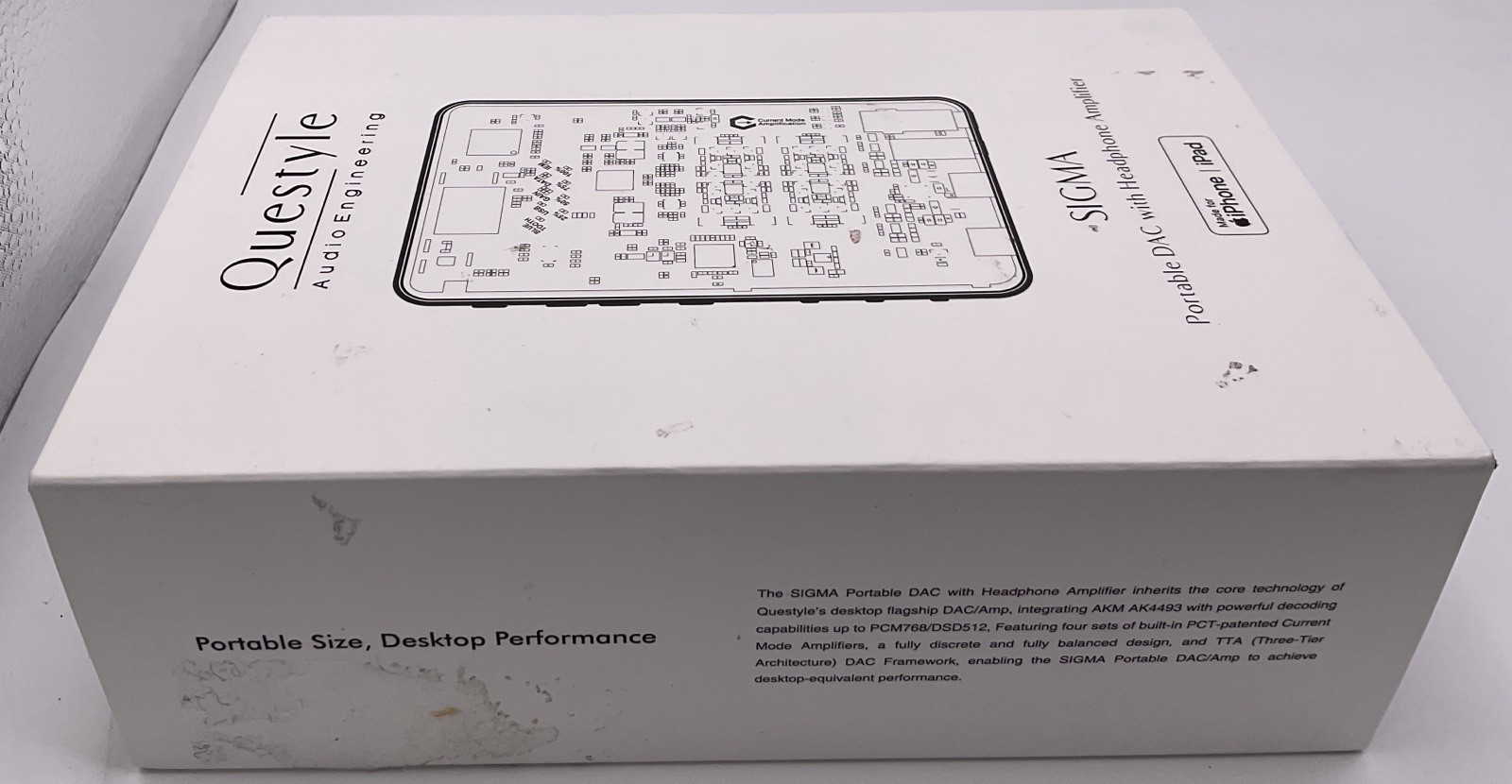 Questyle Sigma Portable DAC & Headphone Amplifier With Questyle Magnetic Case