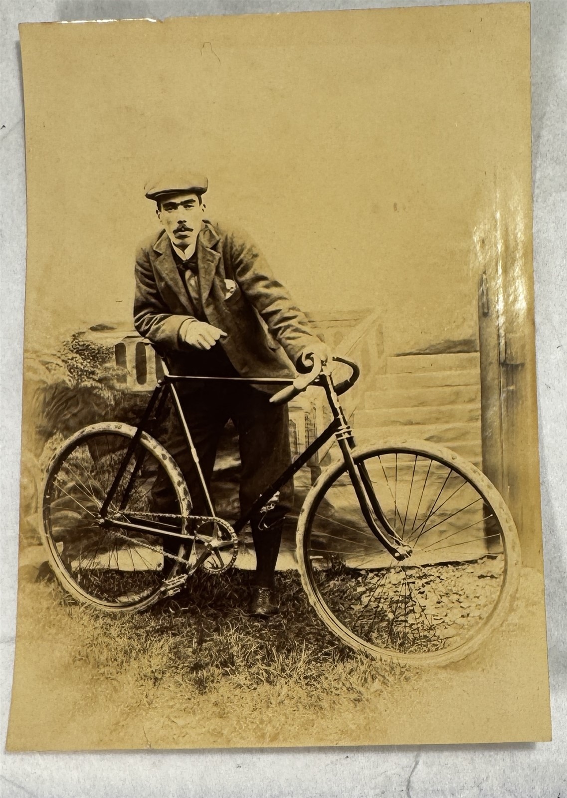1890s Wheelman Bicycle Photo Safety Bike League of American Wheelmen c1900