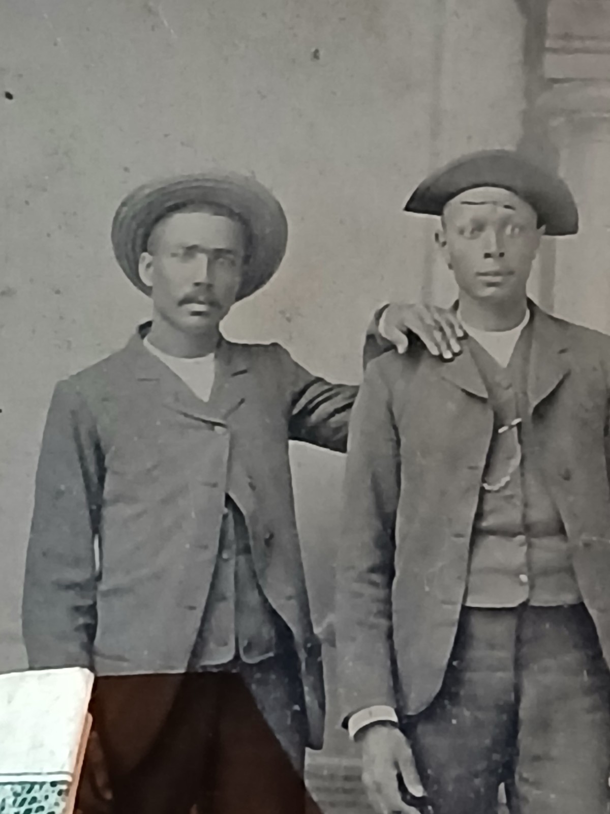 Antique African American *TINTYPE * COLORED MALE S * SHREVEPORT LOUISIANA