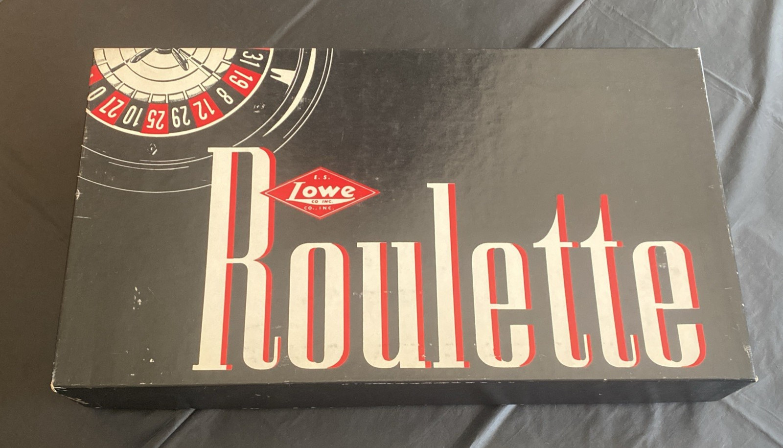 E. S. Lowe Vintage Roulette Complete Set No 907 Never Used 8" Diameter Wheel NIB
